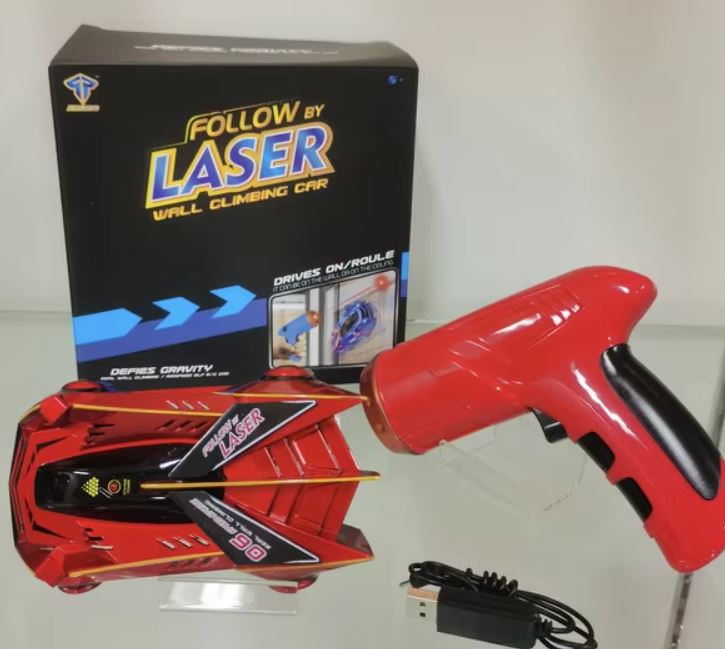 Carro infantil de indução a laser infravermelho